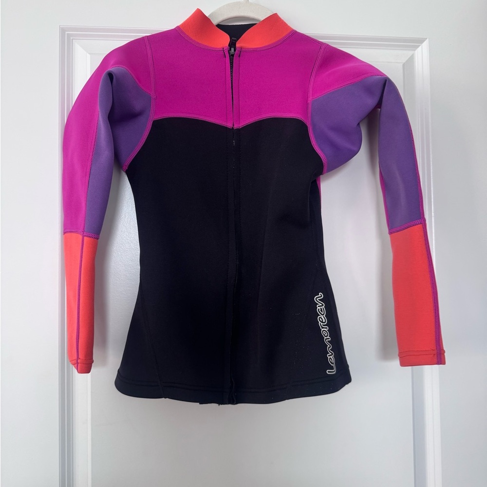 Women's 6 Colorblock zip front 2mm